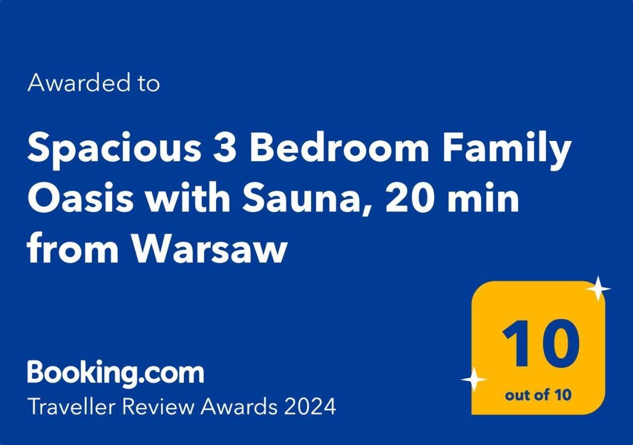 Spacious 3 Bedroom Family Oasis With Sauna, 20 Min From Warsaw Piaseczno  Eksteriør billede